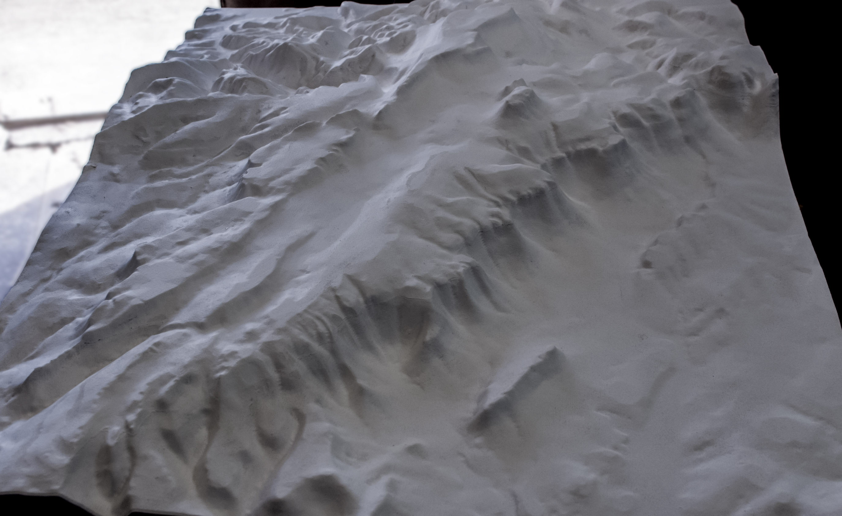 3D model of mountains